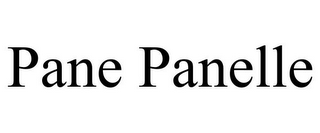 PANE PANELLE
