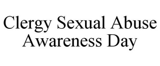 CLERGY SEXUAL ABUSE AWARENESS DAY