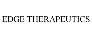 EDGE THERAPEUTICS