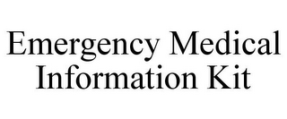 EMERGENCY MEDICAL INFORMATION KIT