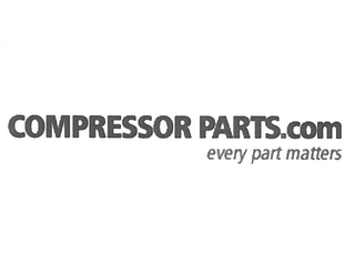 COMPRESSOR PARTS.COM EVERY PART MATTERS