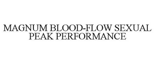 MAGNUM BLOOD-FLOW SEXUAL PEAK PERFORMANCE