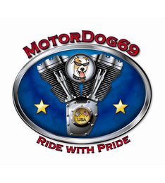 MOTORDOG69 RIDE WITH PRIDE USA