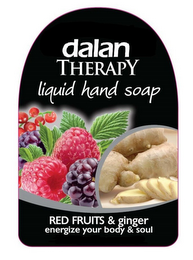 DALAN THERAPY LIQUID HAND SOAP RED FRUITS & GINGER ENERGIZE YOUR BODY & SOUL