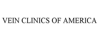 VEIN CLINICS OF AMERICA