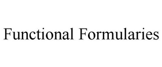 FUNCTIONAL FORMULARIES