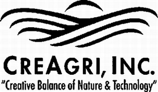 CREAGRI, INC. "CREATIVE BALANCE OF NATURE & TECHNOLOGY"