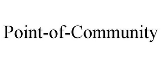 POINT-OF-COMMUNITY