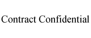 CONTRACT CONFIDENTIAL