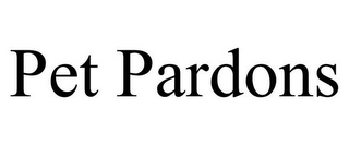 PET PARDONS