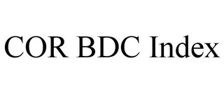 COR BDC INDEX