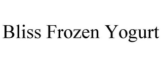 BLISS FROZEN YOGURT