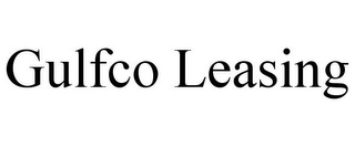 GULFCO LEASING