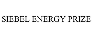 SIEBEL ENERGY PRIZE