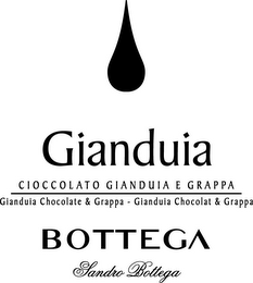 GIANDUIA CIOCCOLATO GIANDUIA E GRAPPA GIANDUIA CHOCOLATE & GRAPPA - GIANDUIA CHOCOLAT & GRAPPA BOTTEGA SANDRO BOTTEGA