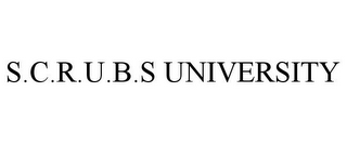 S.C.R.U.B.S UNIVERSITY