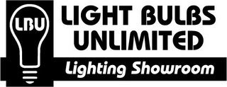 LIGHT BULBS UNLIMITED LIGHTING SHOWROOM LBU