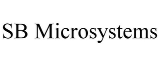 SB MICROSYSTEMS