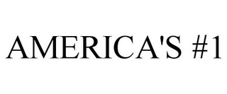 AMERICA'S #1
