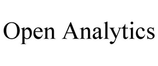 OPEN ANALYTICS