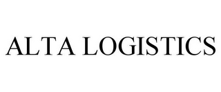 ALTA LOGISTICS