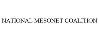 NATIONAL MESONET COALITION