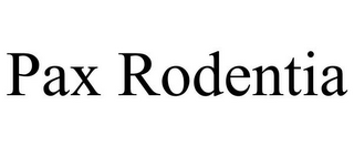 PAX RODENTIA