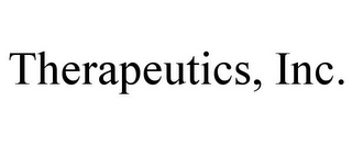 THERAPEUTICS, INC.