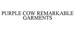 PURPLE COW REMARKABLE GARMENTS