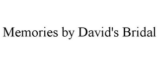 MEMORIES BY DAVID'S BRIDAL