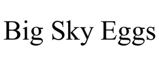 BIG SKY EGGS