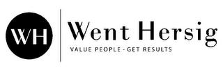 WH WENT HERSIG VALUE PEOPLE - GET RESULTS