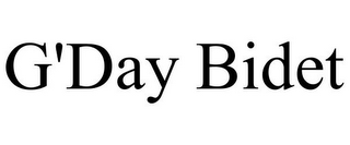 G'DAY BIDET