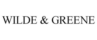 WILDE & GREENE