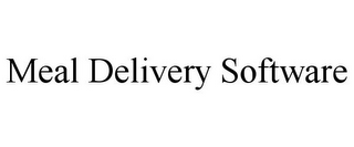 MEAL DELIVERY SOFTWARE