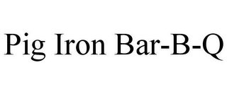 PIG IRON BAR-B-Q