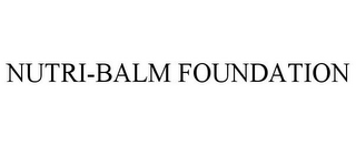 NUTRI-BALM FOUNDATION