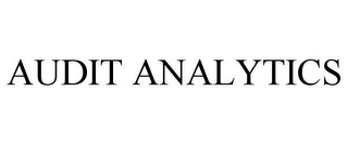 AUDIT ANALYTICS