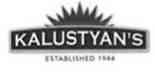 KALUSTYAN'S ESTABLISHED 1944