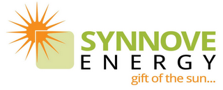 SYNNOVE ENERGY GIFT OF THE SUN...