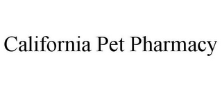 CALIFORNIA PET PHARMACY