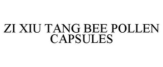 ZI XIU TANG BEE POLLEN CAPSULES