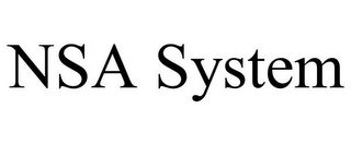 NSA SYSTEM