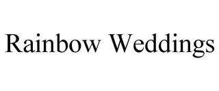 RAINBOW WEDDINGS
