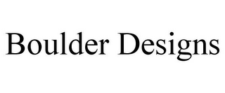 BOULDER DESIGNS