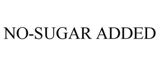 NO-SUGAR ADDED