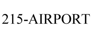 215-AIRPORT