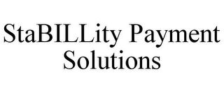 STABILLITY PAYMENT SOLUTIONS