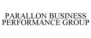 PARALLON BUSINESS PERFORMANCE GROUP