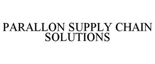 PARALLON SUPPLY CHAIN SOLUTIONS